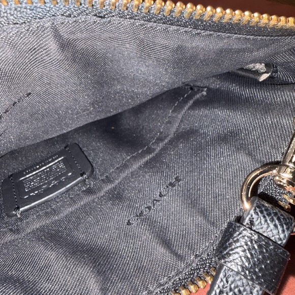 Coach Authentic Black Crossbody Bag with Gold Accents - Picture 6 of 6